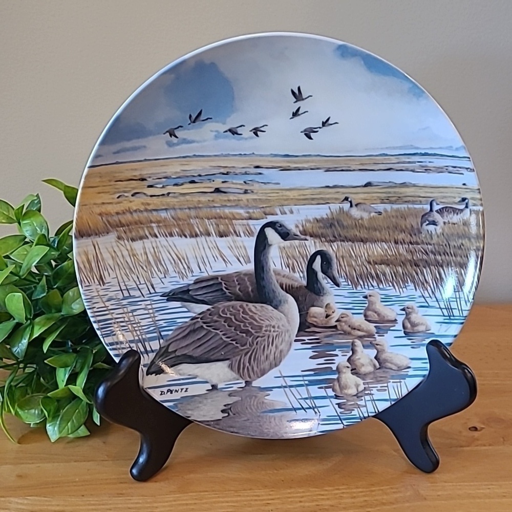 DOMINION CHINA LTD. 'The Family' Vintage Collector Plate By Donald Pentz